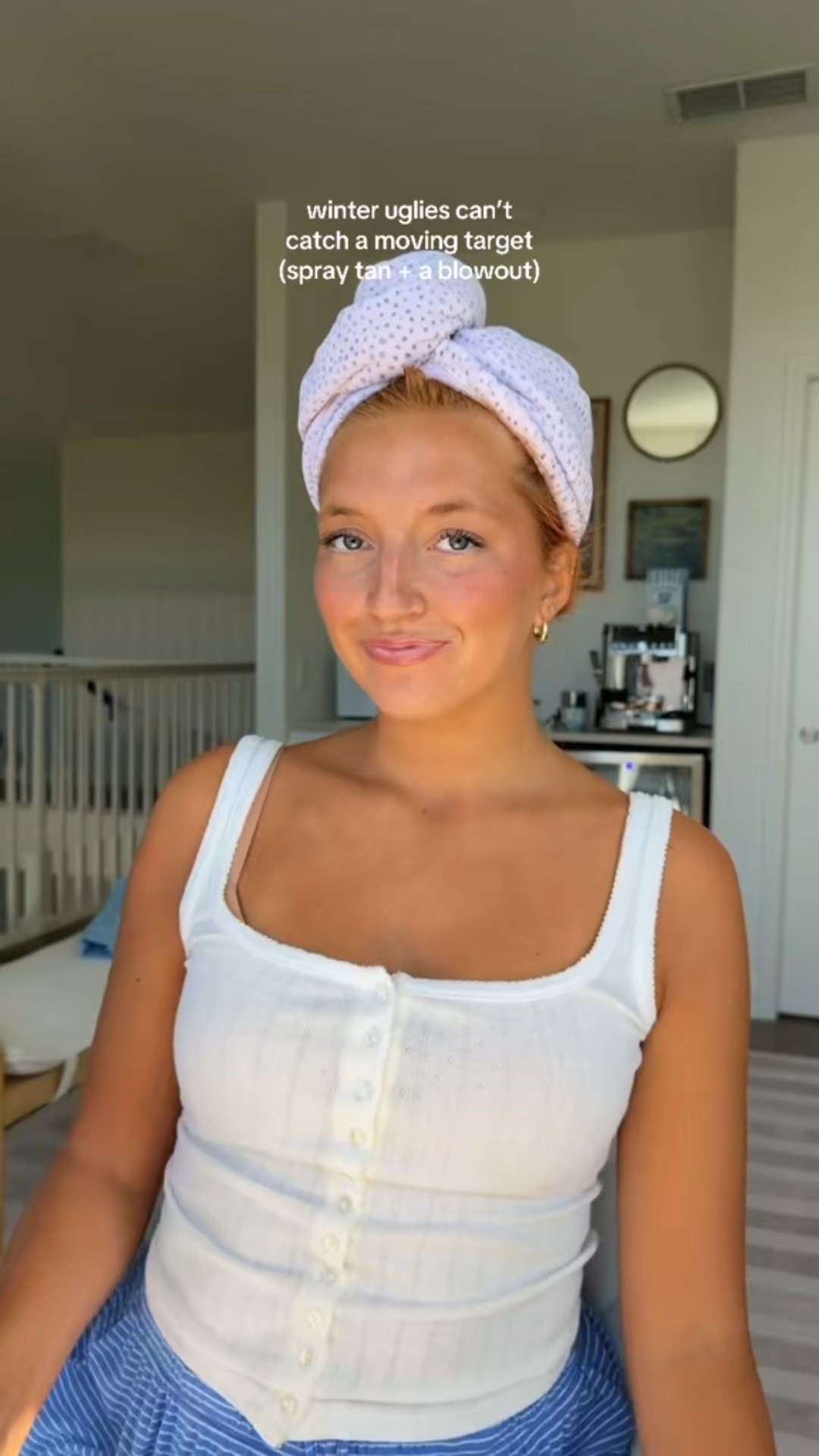 Spray tan confidence boost > 