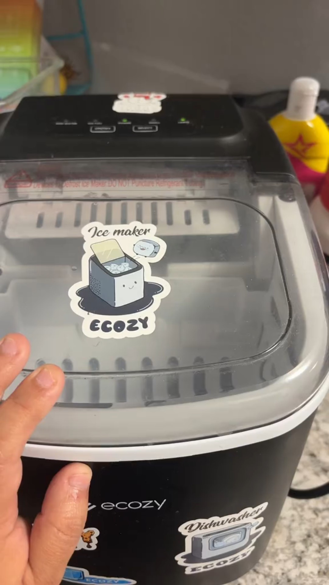 ✨ Meet the Ecozy Ice Maker – your new kitchen essential! ❄️ Fresh ice in minutes, compact design, and super easy to use. Perfect for everyday drinks, parties, or even meal prep. 🥤 No more running out of ice – this little machine keeps it coming nonstop!

#LTKFamily #LTKHome #LTKStyleTip