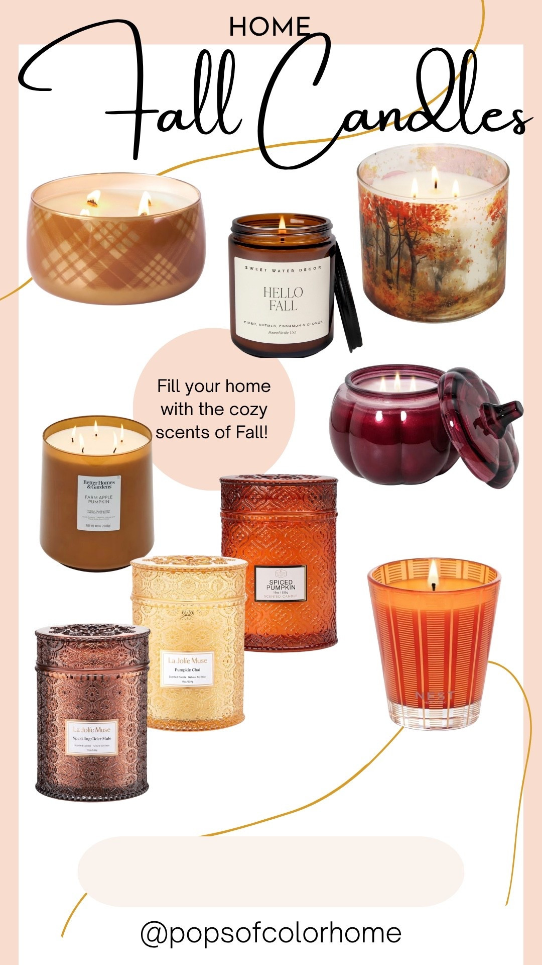 Fall candles that will bring the warm & cozy vibes of the autumn season

#LTKHome #LTKSaleAlert #LTKSeasonal
