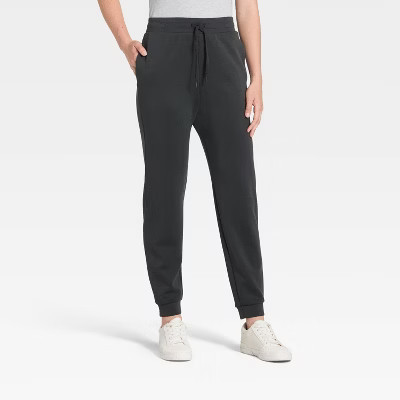 Women's Airy Sleek Jogger Sweatpants - All In Motion™ Black L | Target