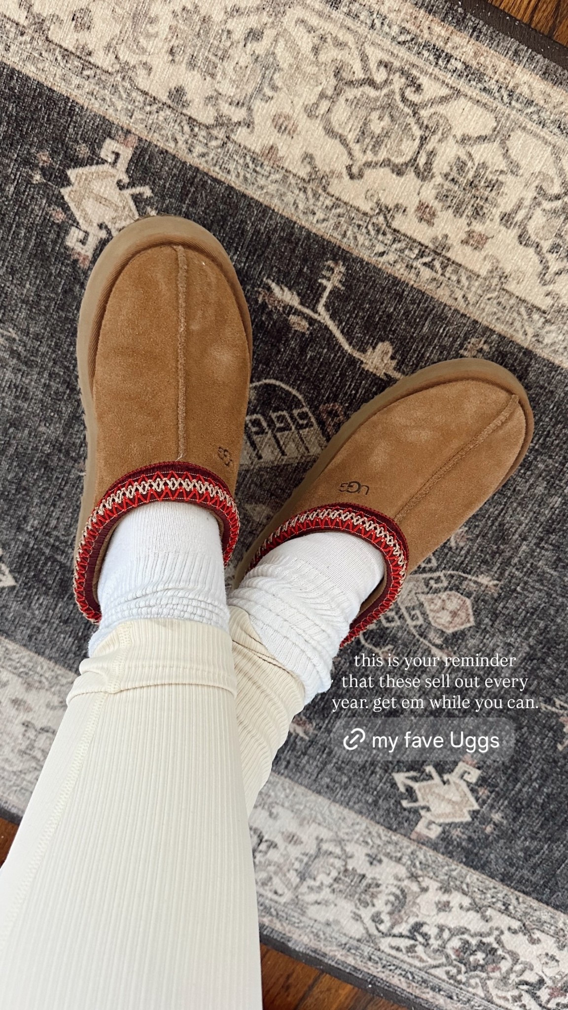 this is your reminder
that these sell out every year. get em while you can. Ugg - ughs - ugg tazz 

#LTKStyleTip #LTKSeasonal #LTKShoeCrush