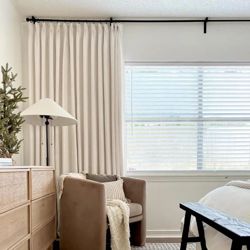 Tavis Premium Velvet Curtain Pleated | TWOPAGES