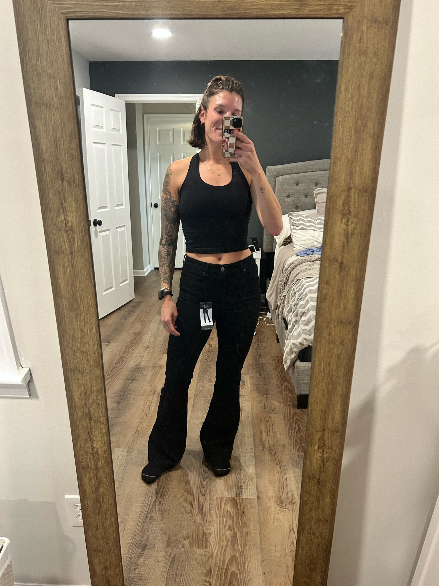 Jeans for my tall girlies!!! I got a size 6 and they fit perf 

#LTKfindsunder50