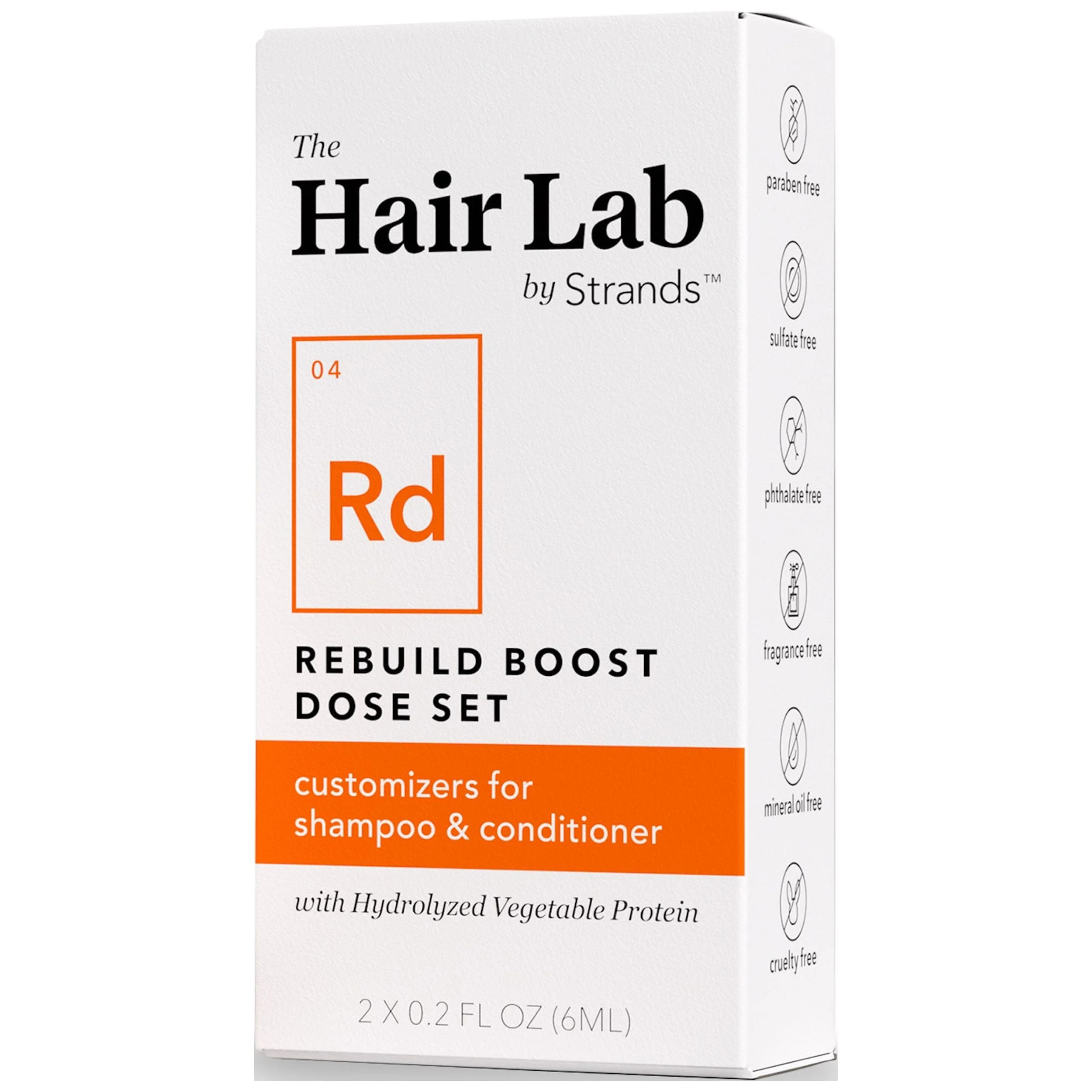 The Hair Lab Rebuild Boost Shampoo & Conditioner Dose Set with Hydrolyzed Vegetable Protein to St... | Walmart (US)