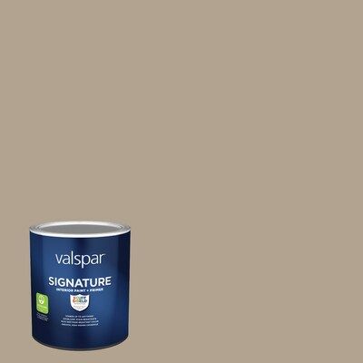 Valspar  Signature Flat Gristmill Greige Hgsw2485 Latex Interior Paint + Primer (1-quart) | Lowe's