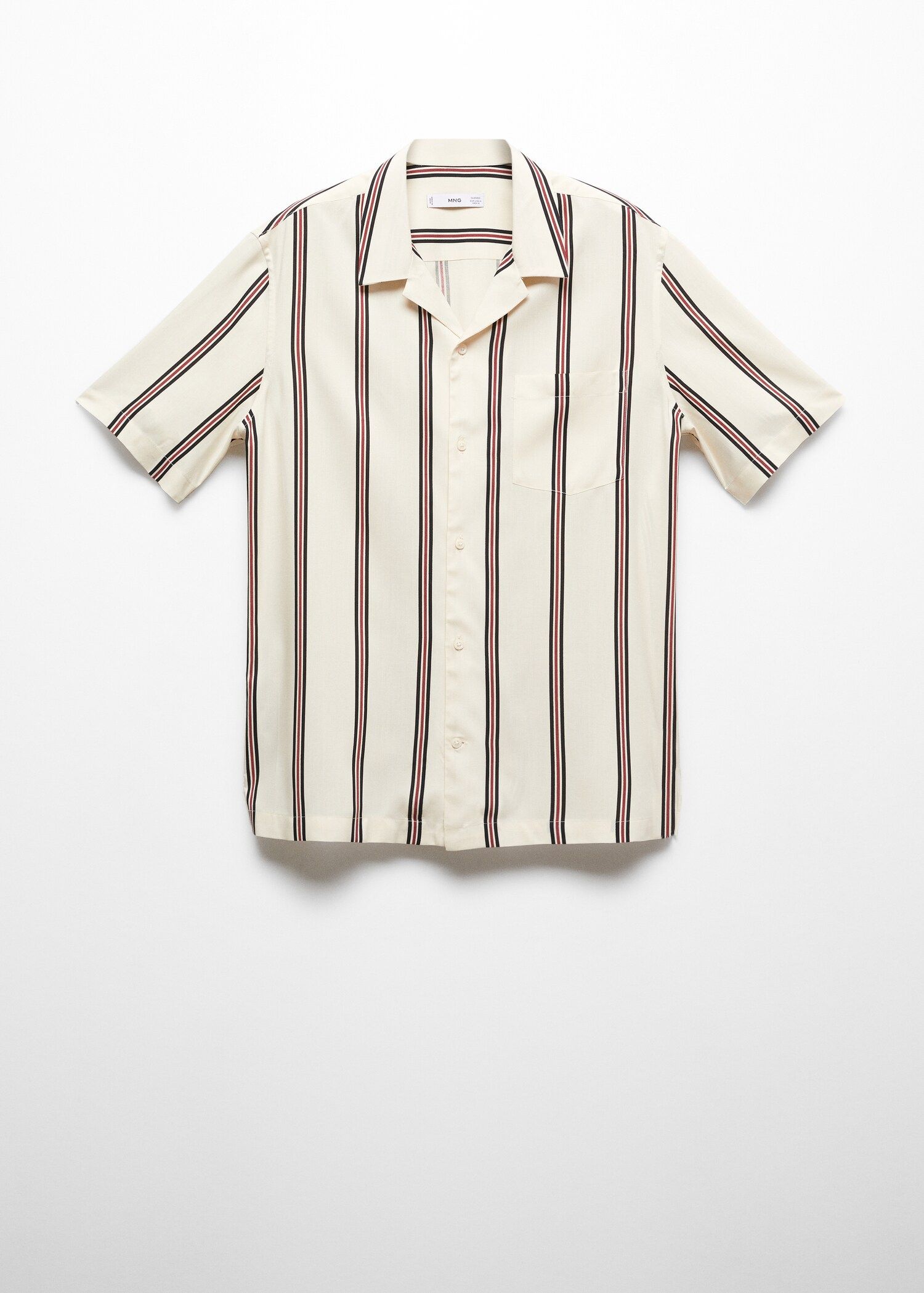 Striped bowling fluid shirt | MANGO (US)