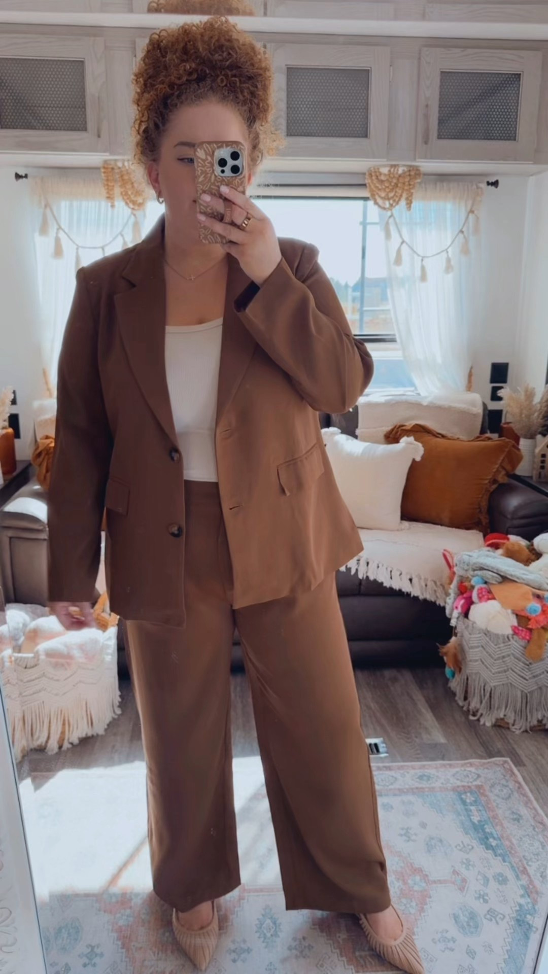 Fall layers never looked so good 🍂🤎 Obsessed with this blazer set moment🥰 office outfit | office style | office look | amazon office outfit | amazon office style | amazon office must haves | work wear | amazon work wear | work wear style | amazon work wear style | blazer set | amazon blazer set | amazon brown blazer set | brown blazer | fall blazer | dress pants | work pants | brown pants | Amazon dress pants | Amazon work pants | mules | sling back mules | Amazon mules | sling back mules | fall shoes | amazon finds | amazon fashion | amazon outfit | amazon look | office look | office wear | looks for the office | look for the office | tank top | amazon tank top | cream tank top | fall office outfit | fall work wear | fall outfit for the office | fall office outfit inspo | fall work wear | fall fashion | Fall must haves 

#LTKSeasonal #LTKSaleAlert #LTKMidsize