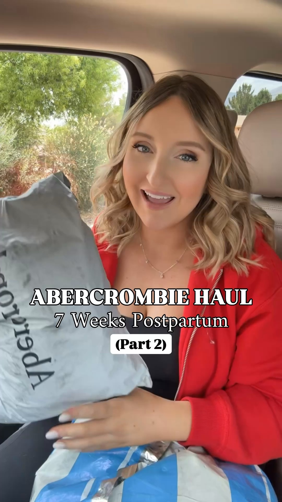 Code AFSUMMER for an extra 15% off 5/20/26 to 5/25/2026

Part 2 of my Abercrombie & Fitch postpartum haul is here — filmed in the parked car during a happy baby moment because honestly… sometimes that’s the only time it gets done 😂🚗

7 weeks postpartum and really leaning into outfits that are comfortable, flattering, easy to throw on, and still make me feel like me. These pieces are so good for this stage of motherhood 🤍

postpartum outfits, Abercrombie haul, mom outfits, new mom style, postpartum fashion, comfy outfits, casual chic, easy everyday outfits, realistic motherhood, postpartum body, neutral style, effortless mom looks

#AbercrombieHaul #PostpartumStyle #MomOutfits #NewMomStyle #RealisticMotherhood

#LTKmomlife #LTKgrwm #LTKootd
