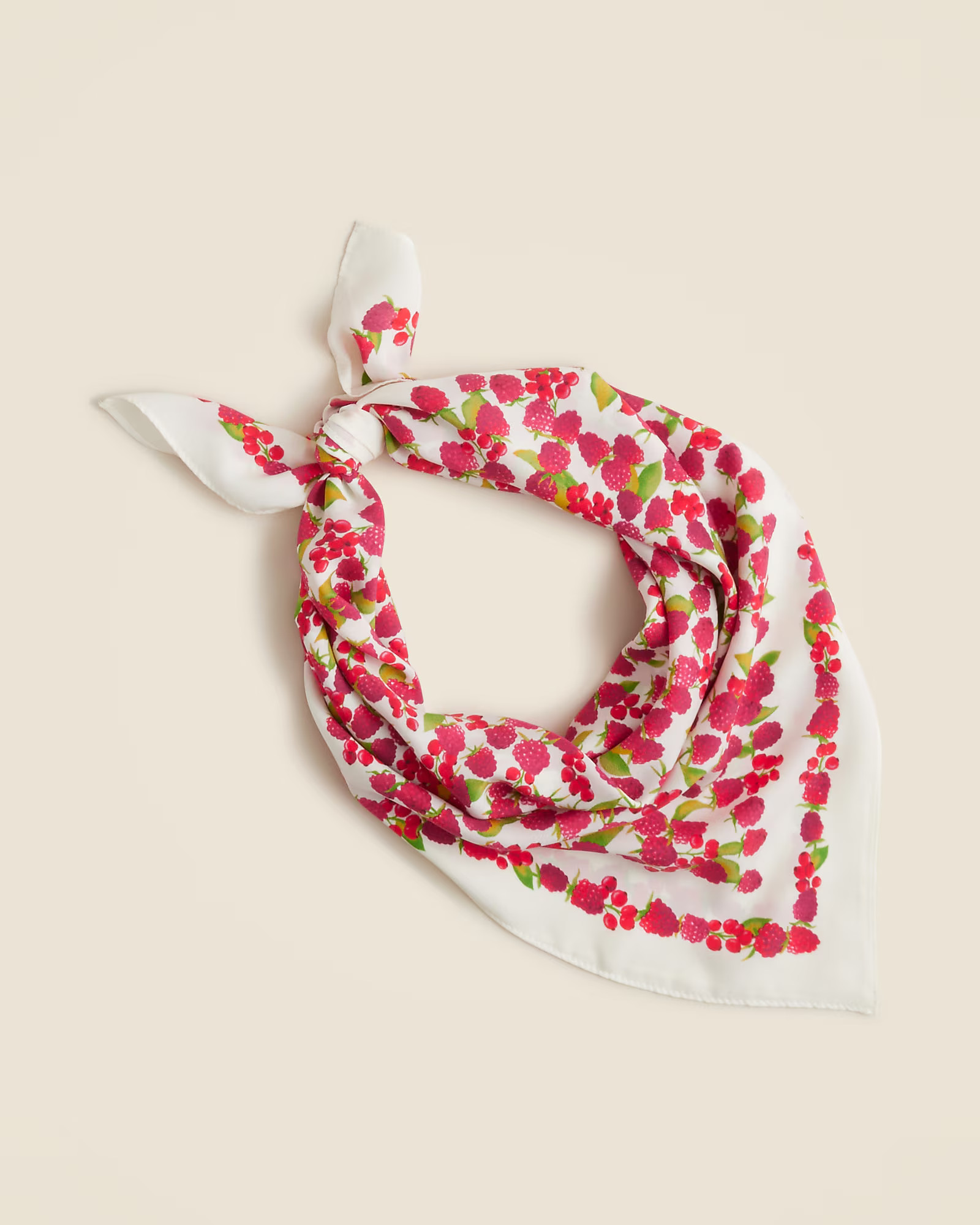 Oversized printed silk bandana | J. Crew US