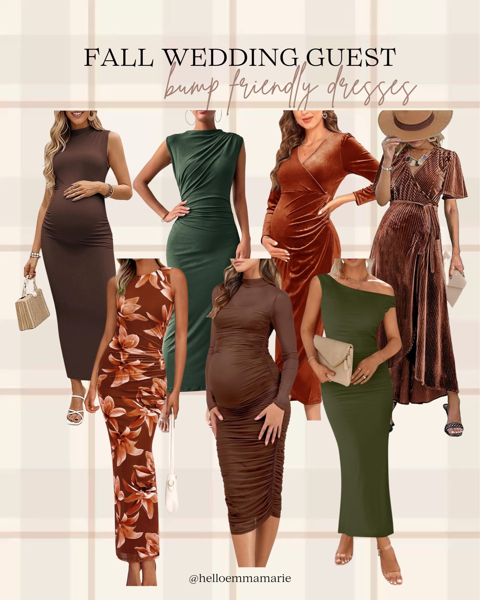 Fall wedding guest dress - bump friendly edition!

#LTKSeasonal #LTKWedding #LTKootd