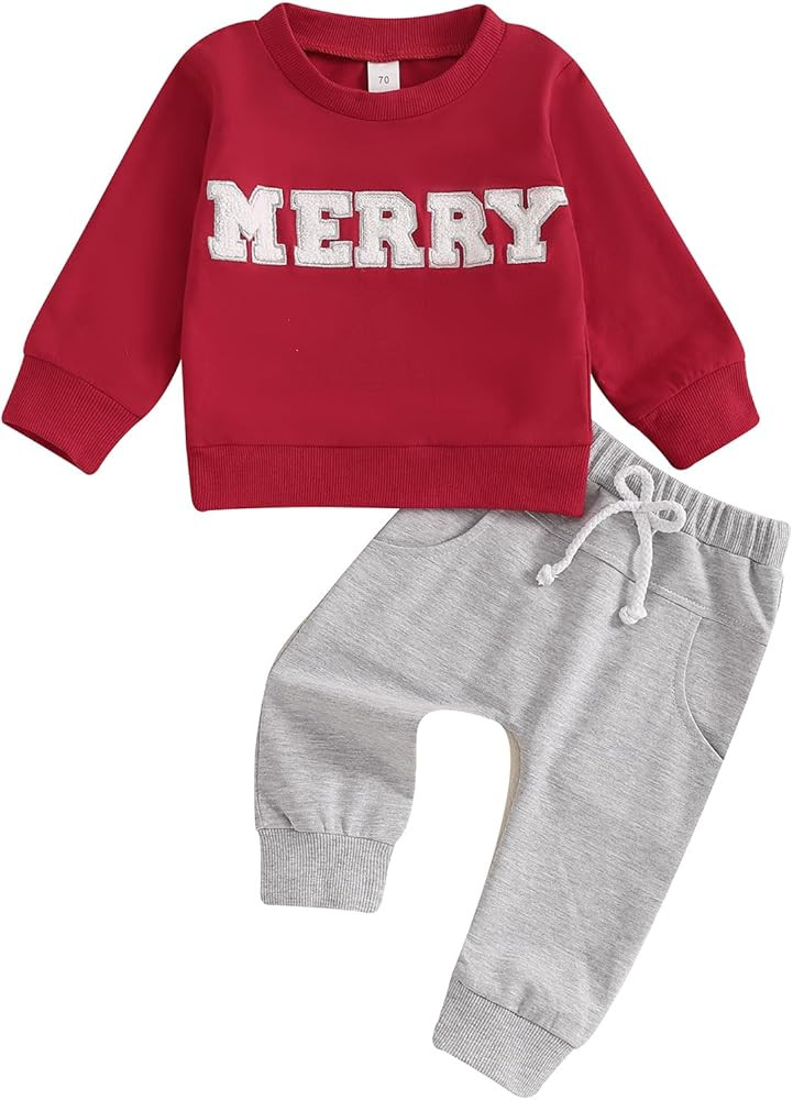 Adobabirl Toddler Baby Sweatshirt and Pants Set Baby    
               Halloween Fall       Baby... | Amazon (US)