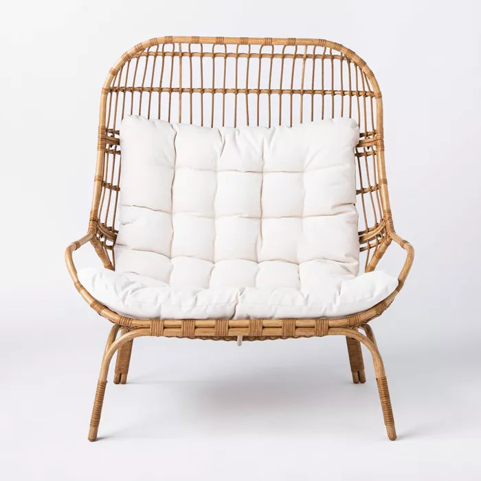 Wicker & Metal Patio Egg Chair - Threshold™ designed with Studio McGee | Target