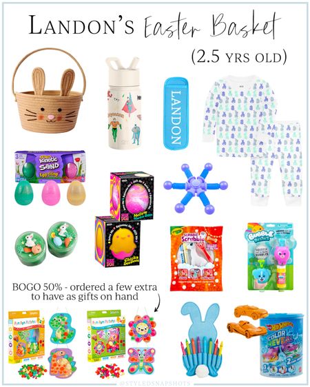 Landon’s Easter Basket - he’s 2.5yr old // toddler boys Easter basket ideas 

#LTKkids #LTKSeasonal #LTKfindsunder50