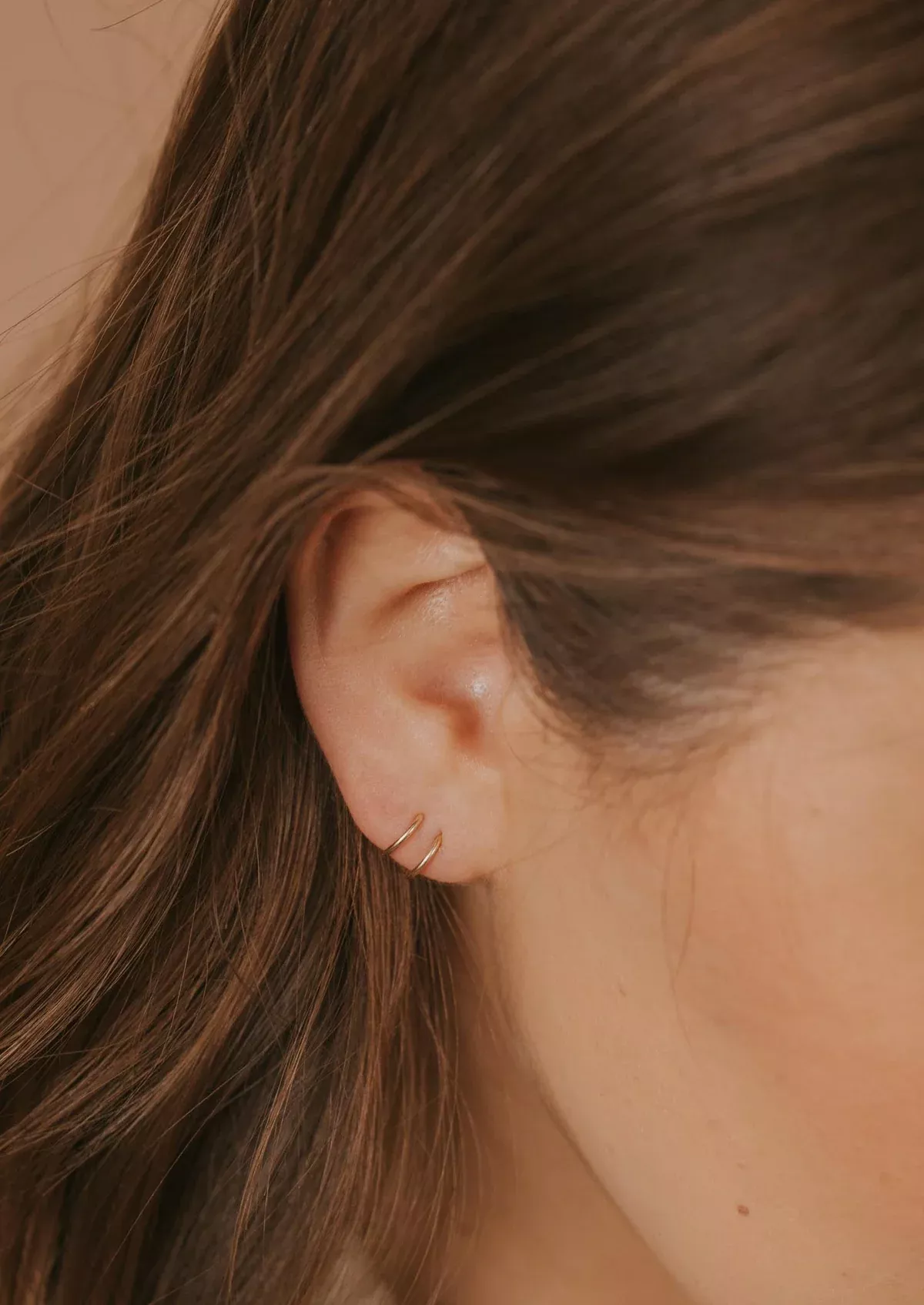 Lydia Tomlinson Satin hoop earring … curated on LTK