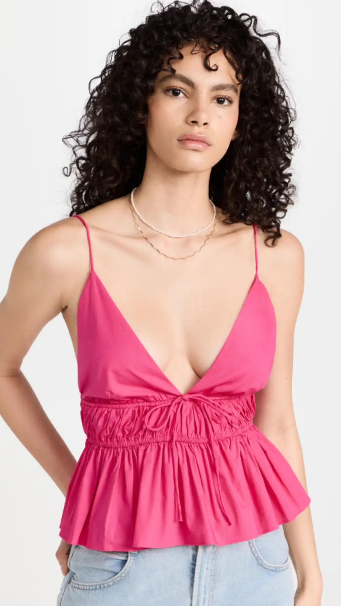 WAYF Cami Pink Top | Shopbop | Shopbop