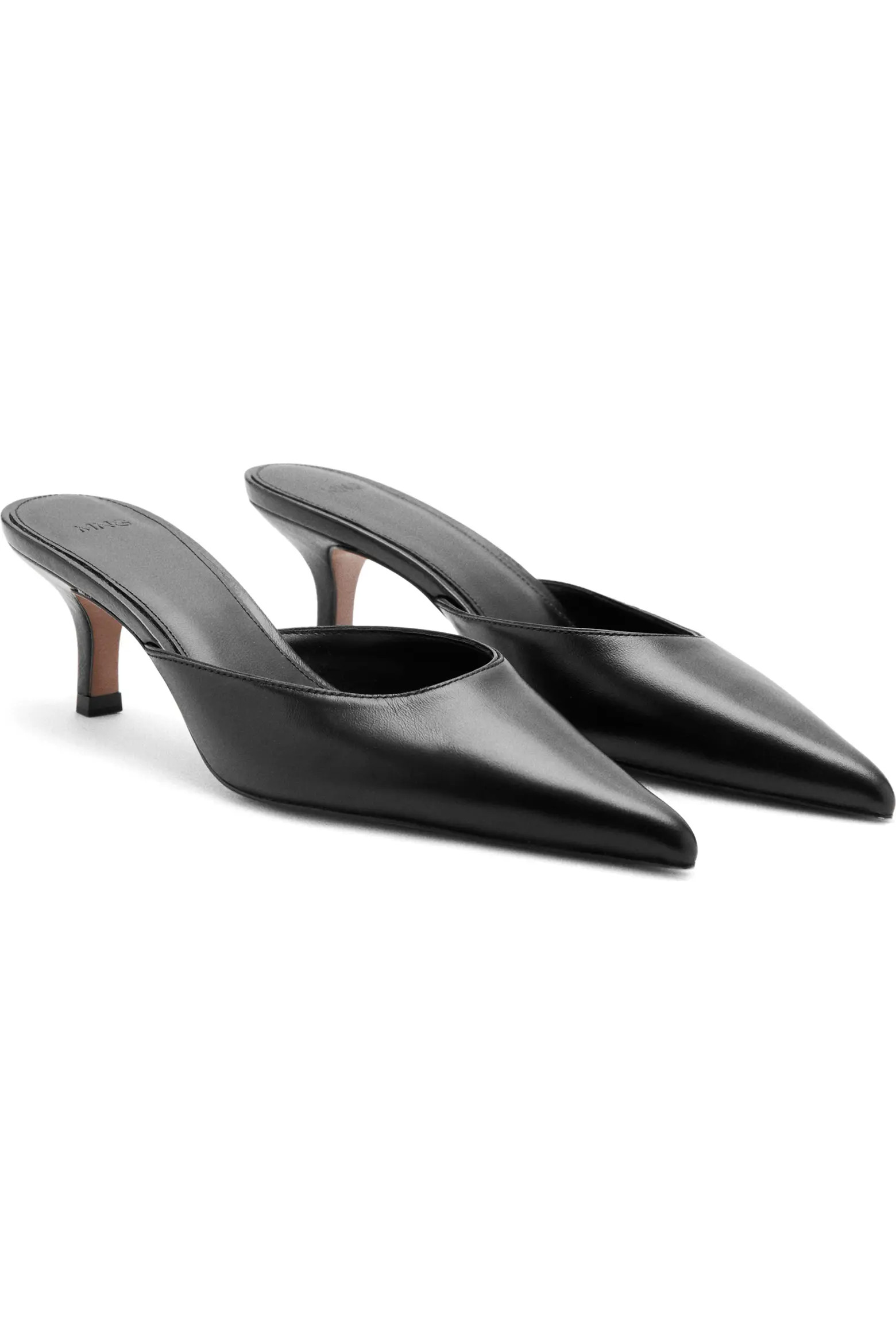 MANGO Pointed Toe Kitten Heel Mule (Women) | Nordstrom | Nordstrom