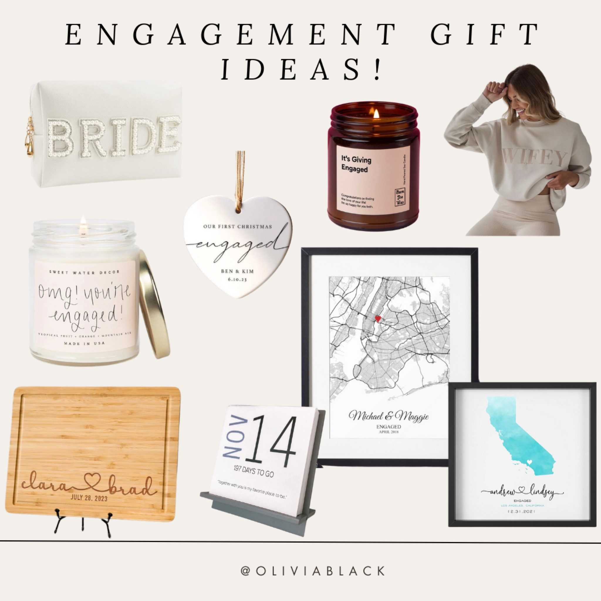 Engagement gift guide! 
#giftguide #giftsforher #giftsforhim #stockingstuffers

#LTKGiftGuide #LTKHoliday #LTKSeasonal