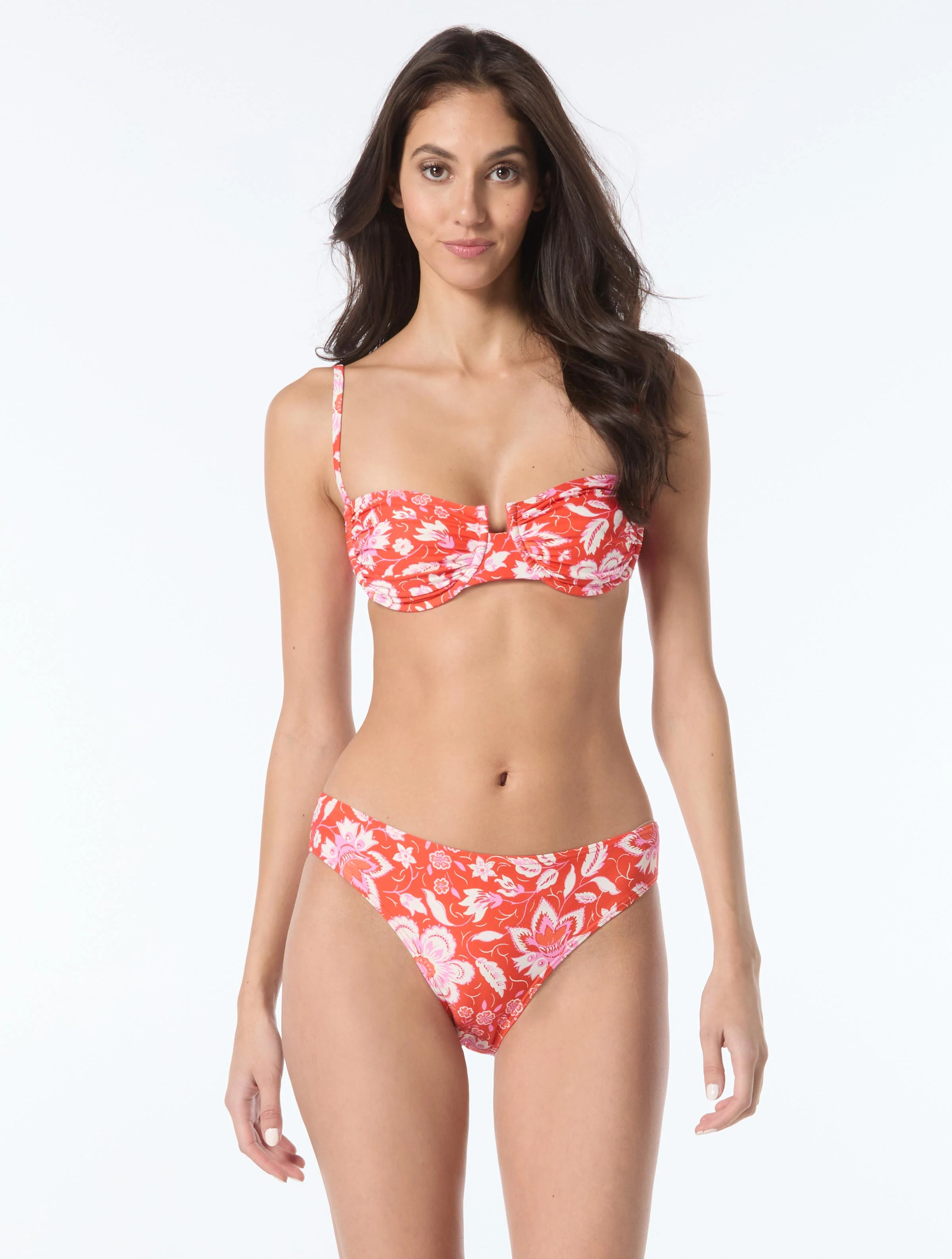 Kate Spade Ruched Underwire Bikini Top - Pretty Paisley | Beach2Ocean