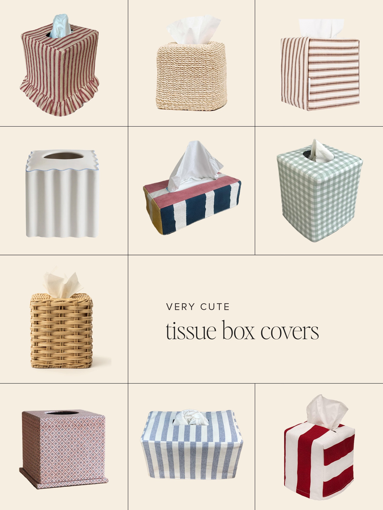 cute tissue box covers!

#LTKHome