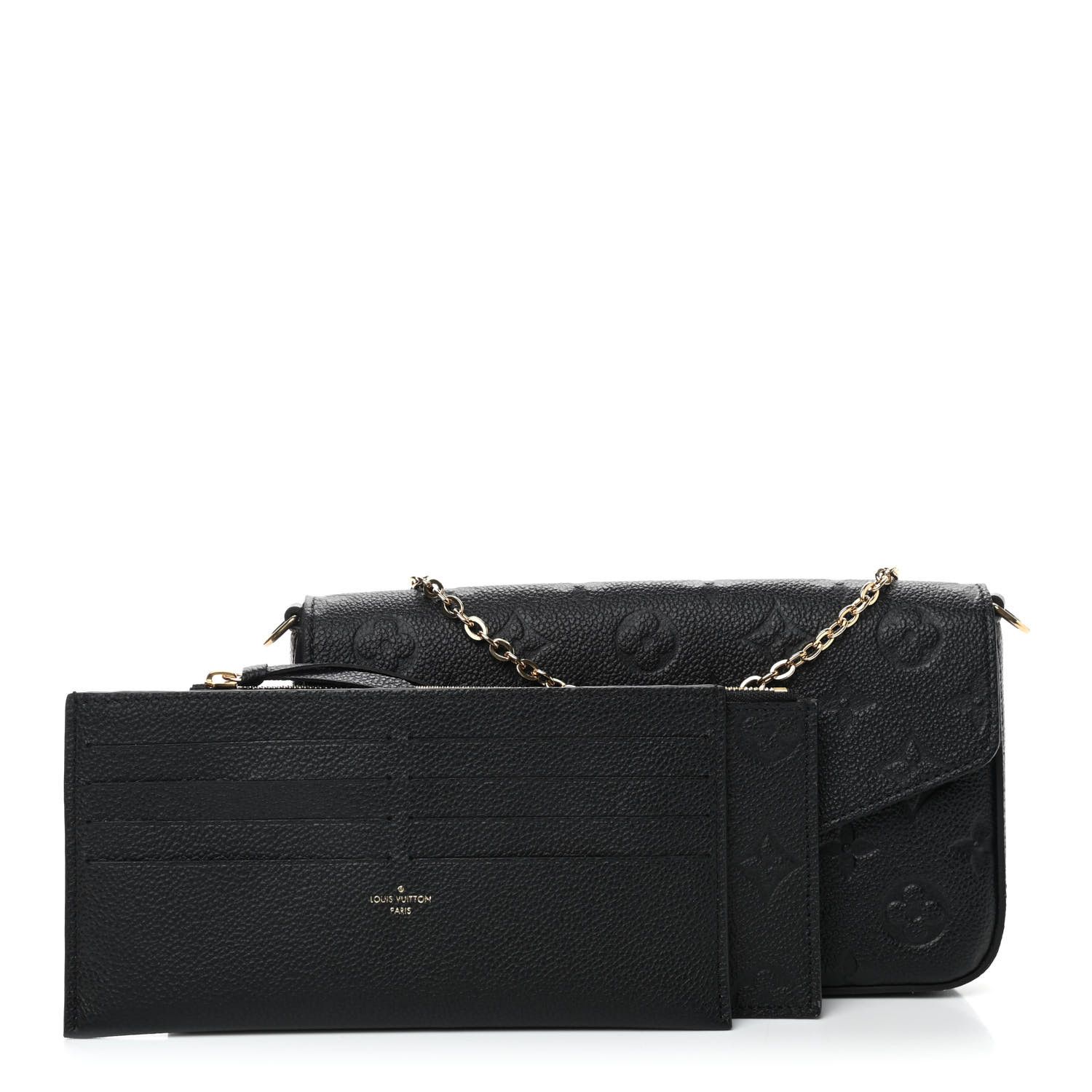 LOUIS VUITTON

Empreinte Pochette Felicie Chain Wallet Black | Fashionphile