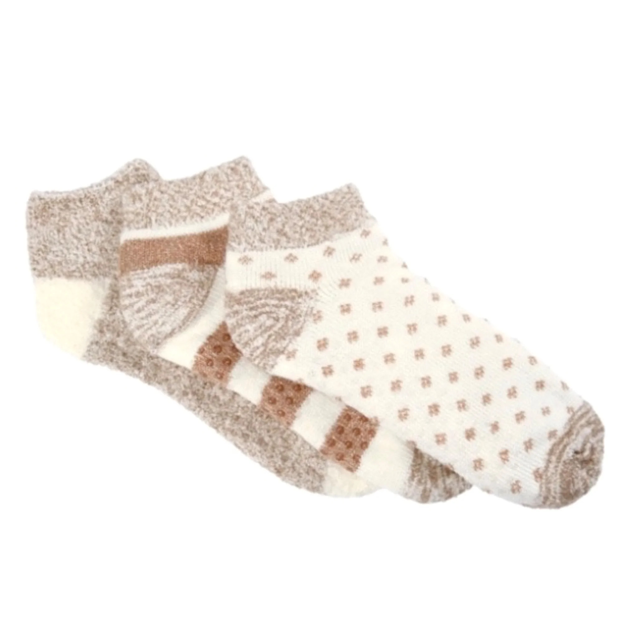 Joyspun Women’s Double Layer Lounge Socks, 3-Pack, Fits Shoe Sizes 4-10 | Walmart (US)