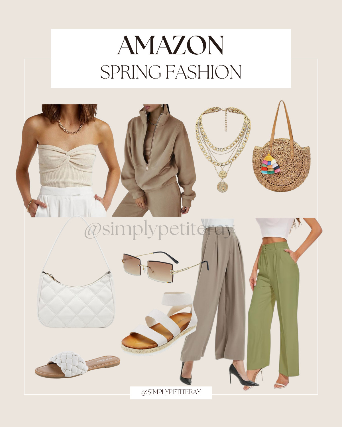 Spring fashion finds to elevate your wardrobe. From crop tops to wide-leg pants, these picks will keep you stylish. 

Amazon Spring Fashion 🌸 spring fashion finds to elevate your wardrobe, from crop tops to wide-leg pants—these picks keep you stylish 
I earn commissions from qualifying purchases.

#AmazonFinds #SpringFashion #SpringStyle #AmazonFashion #ChicStyle #FashionInspo #StyleOnABudget #SpringOutfits
 

 #LTKootd #LTKSeasonal