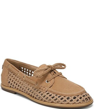 Bria Suede Weave Loafers | Dillard's