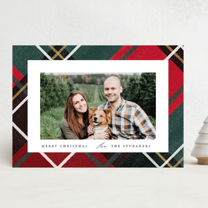 Classic Christmas Plaid Holiday Cards | Minted