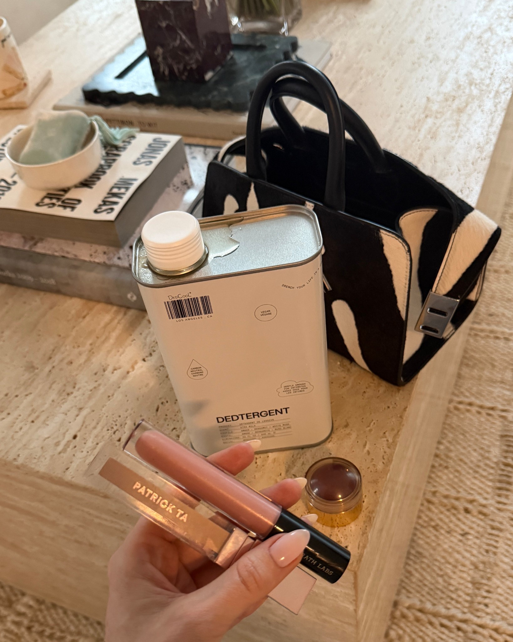 PRODUCTS IM LOVING RN FROM @sephora!!! Patrick ta concealer (super hydrating!) shade light peachy neutral 2. Merit flush balms in post modern and bespoke. Pat McGrath lust gloss in Love Potion (the best milky pink nude gloss and perfect for brides !!) and ded cools xtra milk detergent. It’s so subtle and delicious! Make sure to check out Sephora's beauty insider program for incredible rewards and also try their buy online & pick up in store or my personal fav. SAME DAY DELIVERY #sephorahaul #sephorapartner