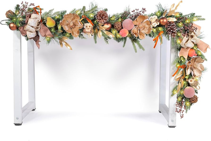 WBHome 6 Feet/72 Inch Christmas Garland Woodland Animal Owl Themed Holiday Decorations | Amazon (US)