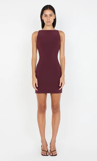 CLOVER MINI DRESS - PLUM | Bec & Bridge (Global)