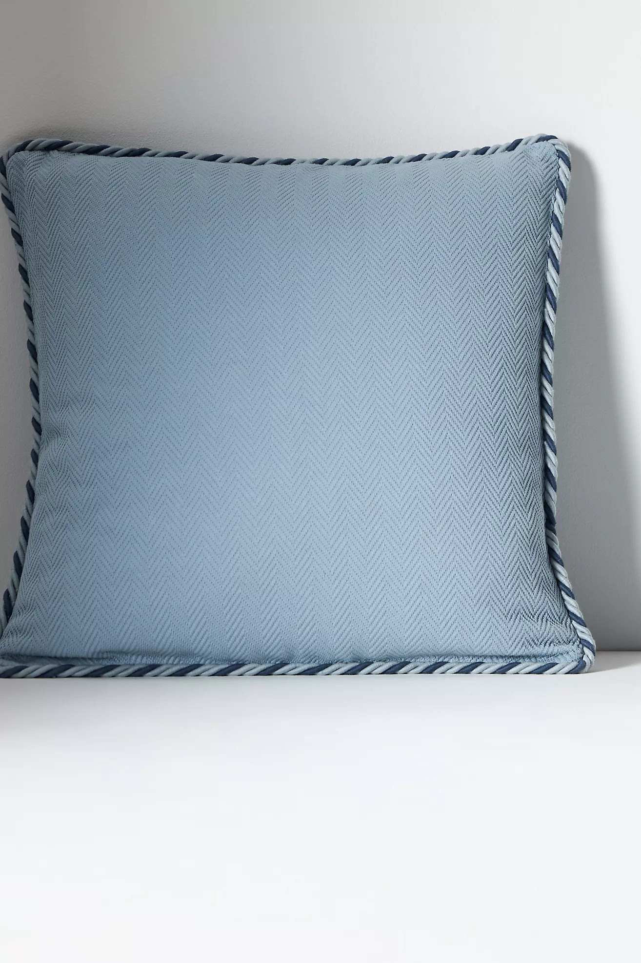 Kayla Cotton Herringbone Pillow | Anthropologie (US)
