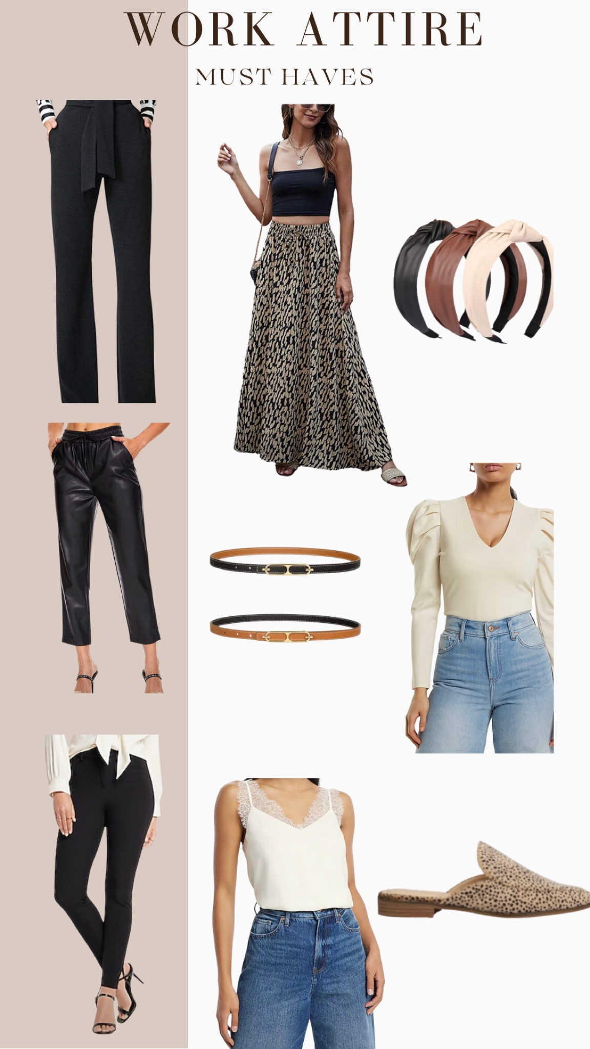 These are all must haves to grab from your closet. I love all of these because they are buildable Work essentials 

#LTKunder100 #LTKunder50 #LTKFind