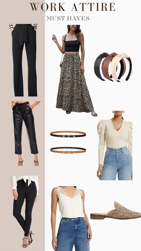 These are all must haves to grab from your closet. I love all of these because they are buildable Work essentials 

#LTKunder100 #LTKunder50 #LTKFind