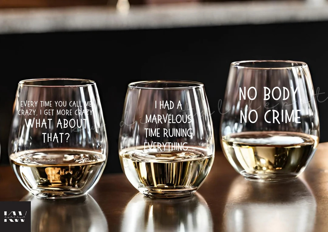 Stemless Wine Glasses Gifts for Friends Taylor Swift Merch Gift for Swifties Taylor Swift Fans Fu... | Etsy (US)