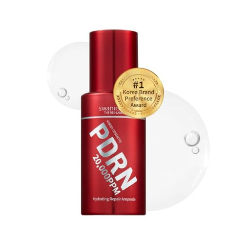 SWANICOCO Premium 20,000ppm PDRN Serum Ampoule, 99.9% Pure Salmon DNA, 2% Concentration, Anti-Aging, Firming, Plumping, Beach Vacation Essentials, Korean Beauty 30ml 1Fl Oz | Amazon (US)
