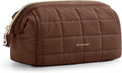 BAGSMART Makeup Bag Travel Toiletry Bag, Puffy Padded Make Up Bags for Women Makeup Organizer Cas... | Amazon (US)