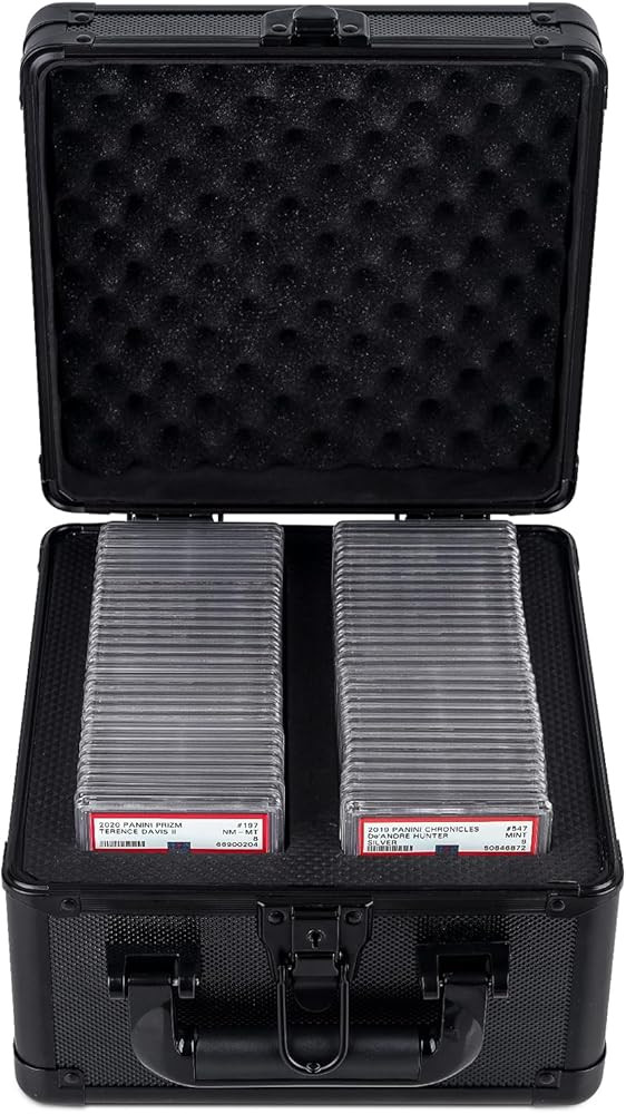 KAGSWAMO Graded Card Storage Box, PSA Slab Card Case for Graded Cards Sports Cards, Baseball Trad... | Amazon (US)