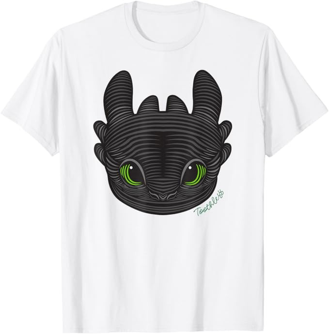 How to Train Your Dragon 3 Hidden World Toothless T-Shirt | Amazon (US)