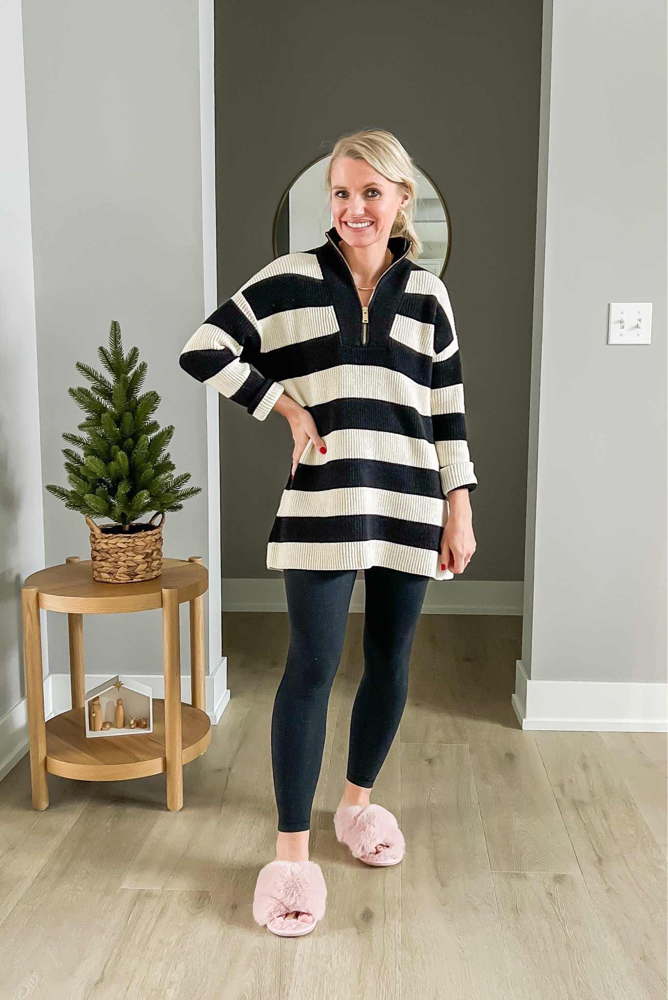 What I wore!
Sweater- xs
Leggings- small


#LTKSeasonal #LTKstyletip #LTKfindsunder100