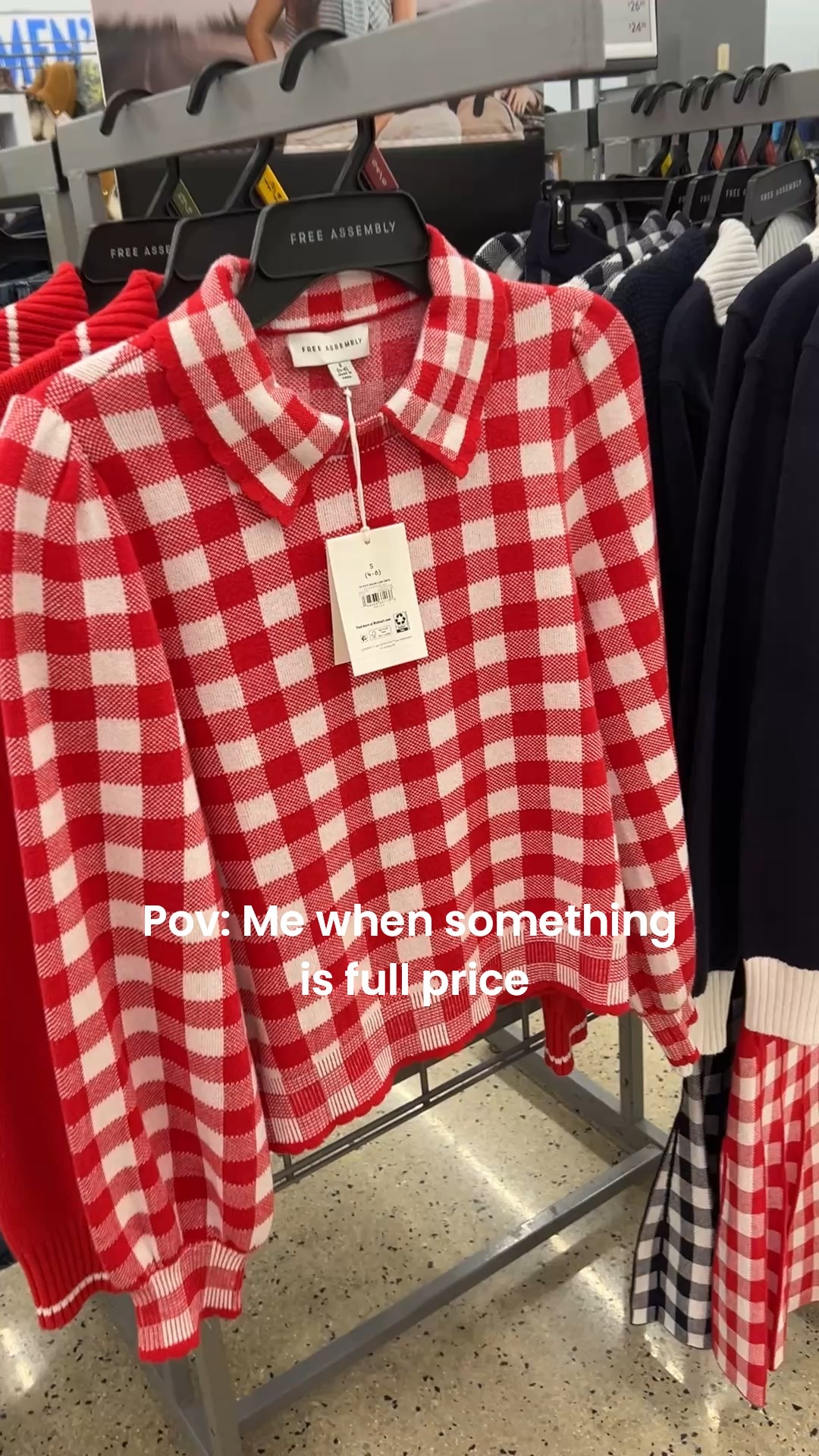 Full price? That’s not for me. Clearance? Oh she’s cute! 🤩❤️😆 #walmartfashion 