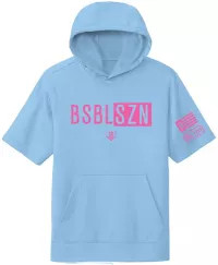 Baseball Lifestyle 101 Men's BSBL-SZN V2 Short Sleeve Hoodie | DICK'S Sporting Goods