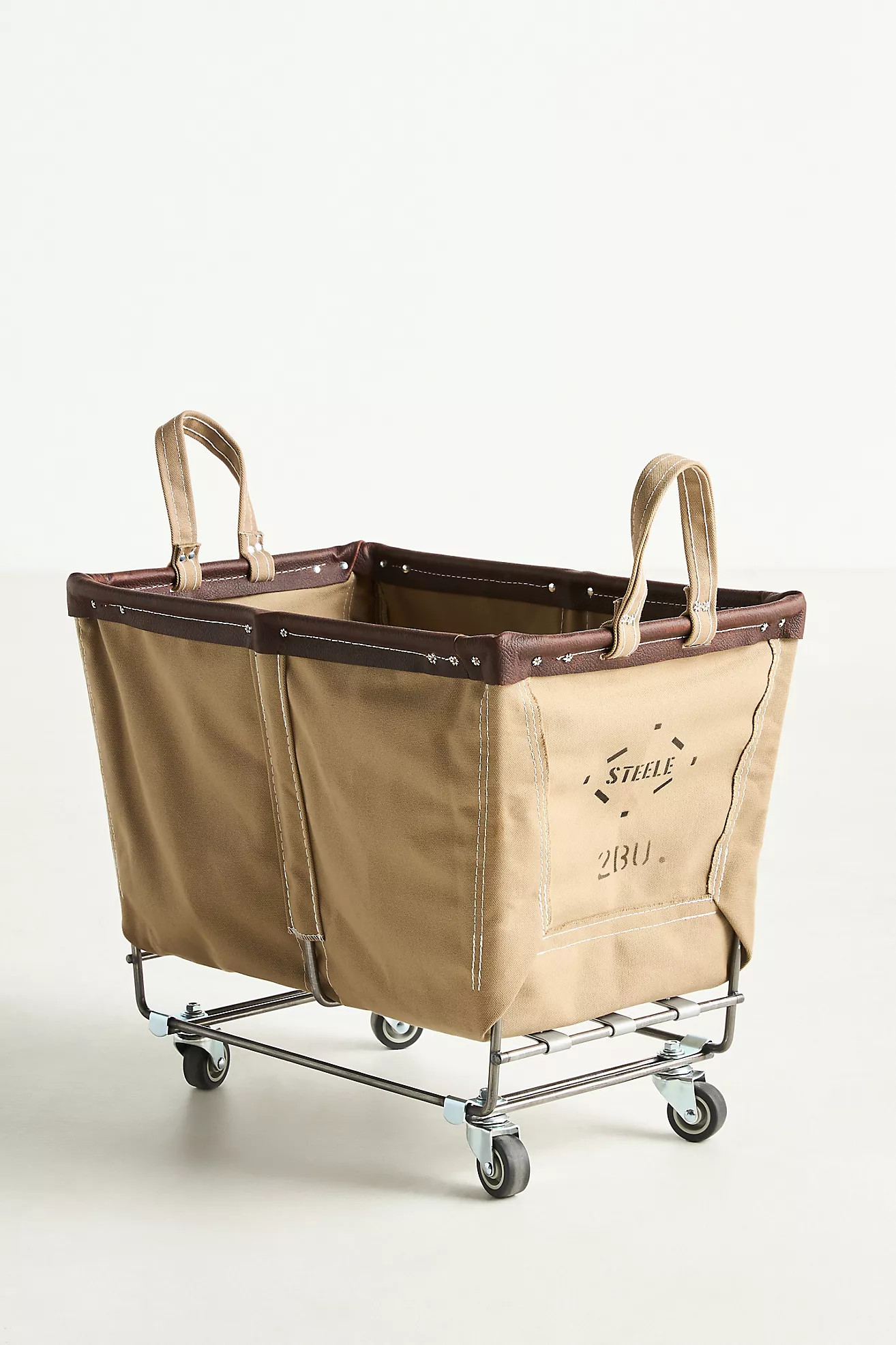 Medium Mobile Canvas Bin | Anthropologie (US)