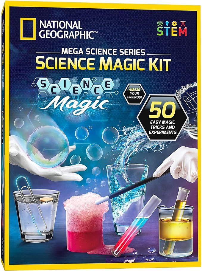 Amazon.com: NATIONAL GEOGRAPHIC Science Magic Kit - Perform 20 Unique Experiments as Magic Tricks... | Amazon (US)