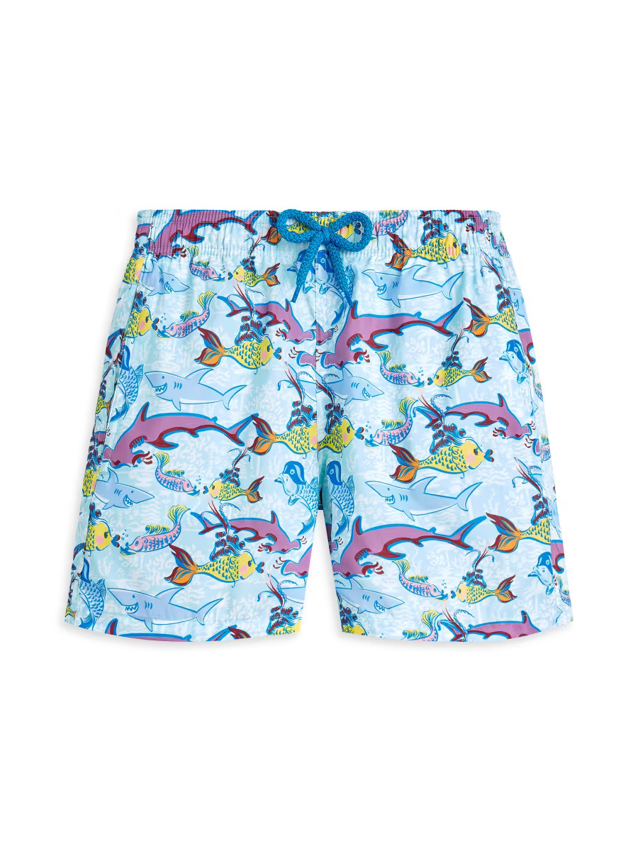 Little Boy's & Boy's French Sea History Swim Trunks | Saks Fifth Avenue