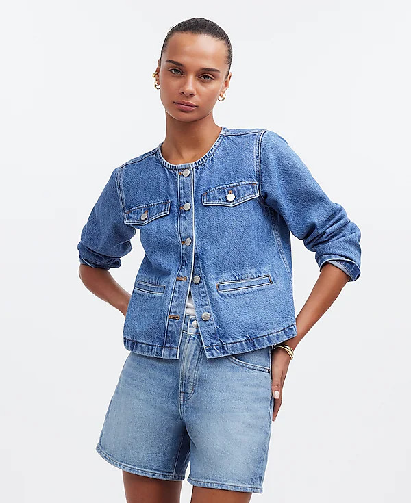Denim Lady Jacket in Lakecourt Wash | Madewell
