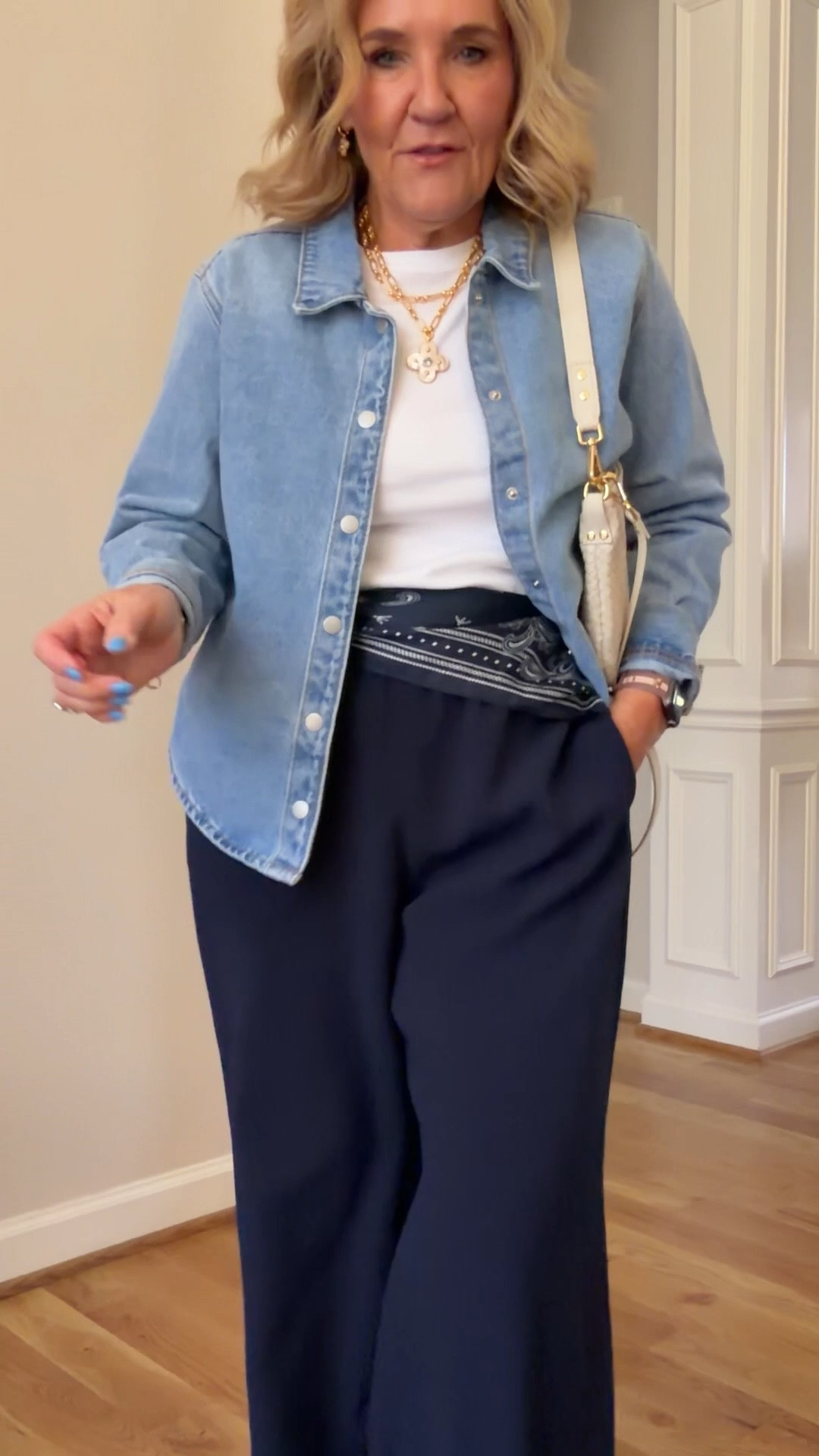  Linking  similar oversized scarves. 
Denim shirt jacket medium 
Pants size medium petite 
Sneakers tts 

 

#LTKSaleAlert #LTKWorkwear #LTKOver40

#LTKTravel #LTKOver40 #LTKSaleAlert