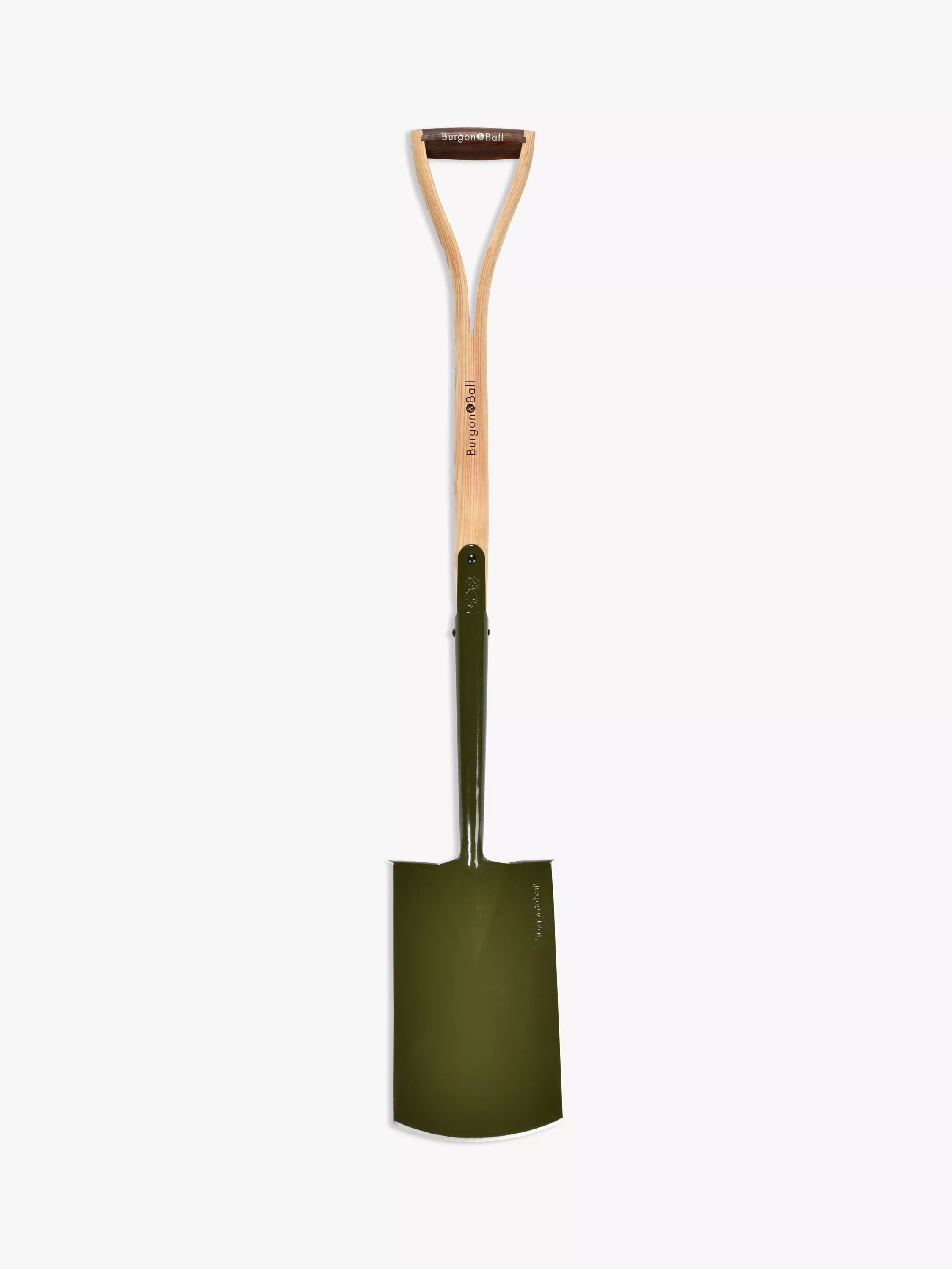 Burgon & Ball BoronGreen RHS Digging Spade, Green | John Lewis (UK)
