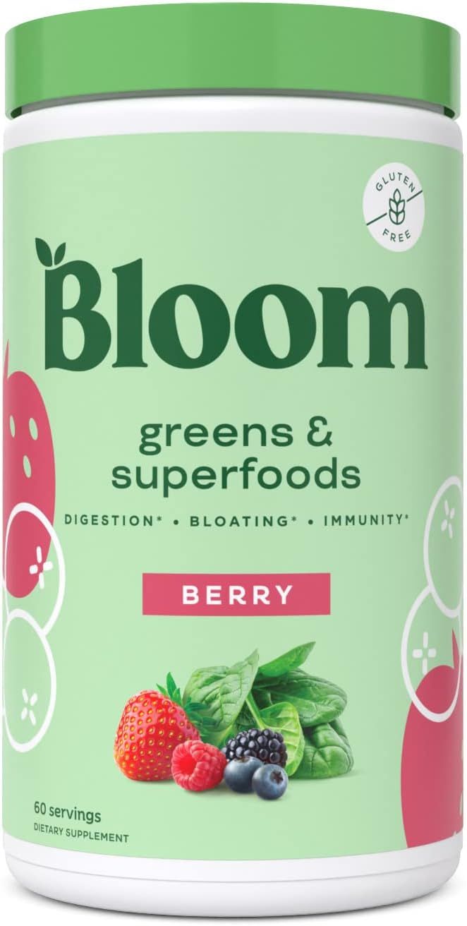 Amazon.com: Bloom Nutrition Green Superfood | Super Greens Powder Juice & Smoothie Mix | Complete... | Amazon (US)