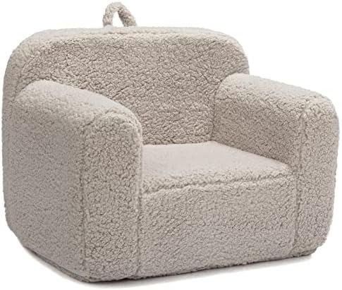 ALIMORDEN Kids Ultra-Soft Snuggle Foam Filled Chair, Single Cuddly Sherpa Reading Couch for Boys ... | Amazon (US)